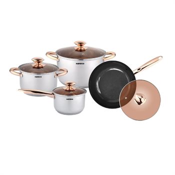 Bộ nồi chảo Nanoco NCWS850 NCWS850
