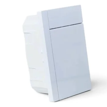 Tủ điện âm tường Nanoco NDB104P 2-4 Module mặt và đế nhựa NDB104P