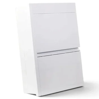 Tủ điện âm tường Nanoco NDB124P 16-24 Module mặt nhựa và đế kim loại NDB124P