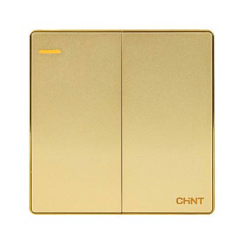 Công tắc đôi đa chiều CHINT NEW2-S07214 with led lamp 16A 250V NEW2-S07214