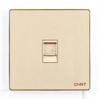 Ổ cắm mạng đơn 8 cổng (Cat6) CHINT NEW2-S20414 NEW2-S20414