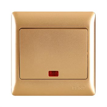 Công tắc đơn 2 cực 2 chiều CHINT NEW7-G00250/X 20A 250V có đèn báo NEW7-G00250/X