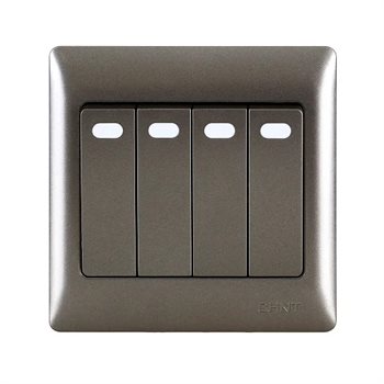 Công tắc bốn 1 chiều CHINT NEW7-G00701A 10AX 250V NEW7-G00701A