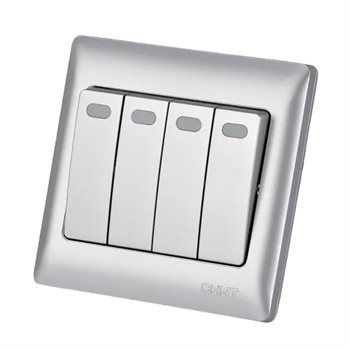 Công tắc bốn 1 chiều CHINT NEW7-G00708A 10AX 250V NEW7-G00708A