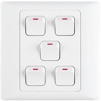 Công tắc năm 1 chiều CHINT NEW7-G00900 10A 250V NEW7-G00900