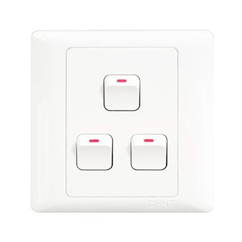 Công tắc ba 1 chiều CHINT NEW7-G009 10A 250V NEW7-G009