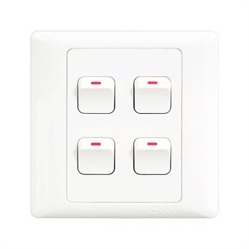 Công tắc bốn 1 chiều CHINT NEW7-G013 10A 250V NEW7-G013