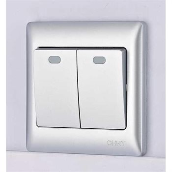 Công tắc đôi đa chiều CHINT NEW7-G07208A 10A 250V NEW7-G07208A