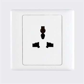 Ổ cắm đơn đa năng CHINT NEW7-G123 10A 250V NEW7-G123