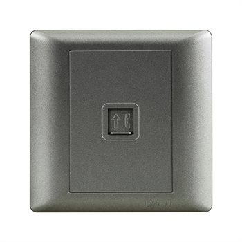 Ổ cắm điện thoại đơn 4 lõi CHINT NEW7-G20301A NEW7-G20301A