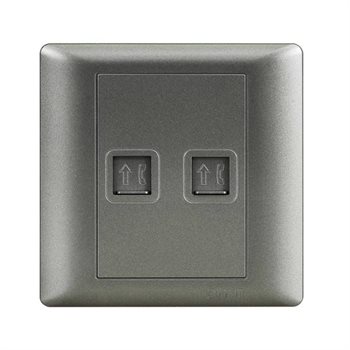 Ổ cắm đơn thoại đôi 4 lõi CHINT NEW7-G20801A NEW7-G20801A