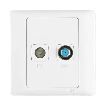 Ổ cắm truyền hình vệ tinh TV-SAT CHINT NEW7-G32800 NEW7-G32800