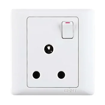 Ổ cắm đơn 3 chấu có công tắc CHINT NEW7-G42900 15A 250V NEW7-G42900
