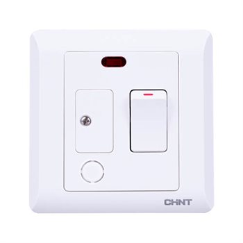 Công tắc bật an toàn CHINT NEW7-G99710with 1-gang 1-way illuminated switch 250V NEW7-G99710
