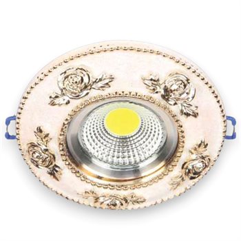 Đèn Downlight âm trần Led COB Tròn 3W, Ø110, khoét lỗ Ø60, ánh sáng trắng NH 319