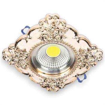 Đèn Downlight âm trần Led COB Vuông 3W, L110*W110, khoét lỗ Ø60, ánh sáng trắng và vàng NH 320