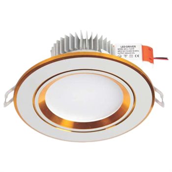 Đèn Downlight âm trần Led Tròn 3W, Ø100*H40, khoét lỗ Ø60, ánh sáng trắng và vàng NH 549