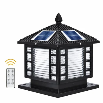 Đèn trụ cổng vuông NLMT Hufa E27 NLSV