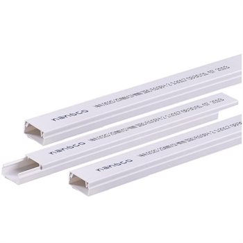Nẹp luồn dây điện Nanoco NNV2015 dạng vuông 2.0m NNV2015