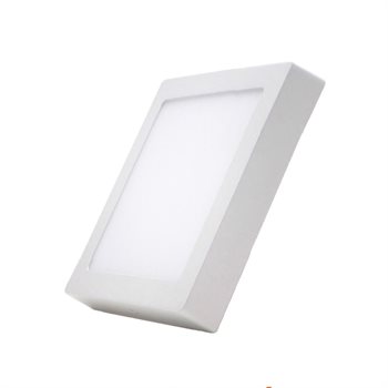 Đèn led panel ốp trần nổi vuông 18W viền trắng NPL18xS