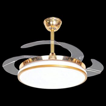 Quạt trần đèn cánh xếp Nam Long NetViet NQ 9314 Ø450/900*H450 NQ 9314