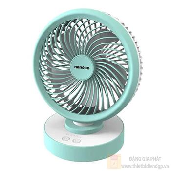 Quạt sạc điện có chức năng xoay Nanoco NRF6213x