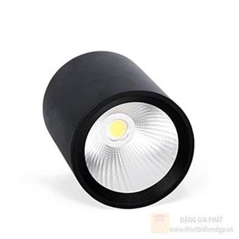 Đèn LED Downlight lắp nổi Nanoco - GAIA màu Đen NSDL12W309040B54