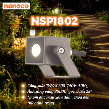 Đèn Spotlight Sân Vườn LED Nanoco NSP1802