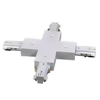 Khớp nối chữ thập thanh ray loại H màu trắng NTR-4CW