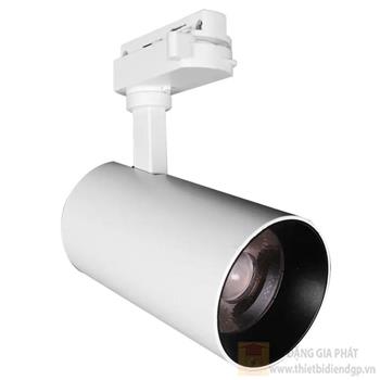 Đèn Chiếu điểm thanh ray màu trắng 10W -220V, Φ70* H125 NTRE10xW