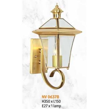 Đèn vách đồng L150 x H350, E27 x 1 lamp NV 0637B