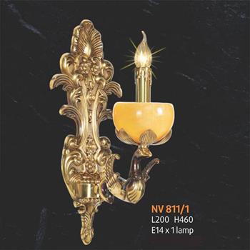 Đèn tường nến cổ điển L200*H460, E14*1 lamp NV 811/1