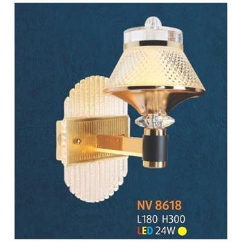 Đèn tường Led 24W trang trí L180*H300 - Ánh sáng vàng NV 8618