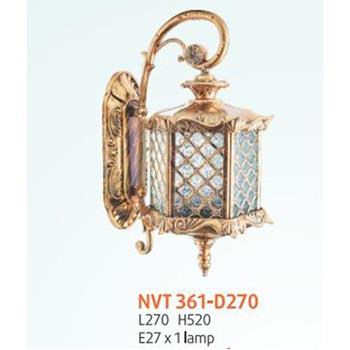 Đèn vách ngoài trời L270*H250 - E27*1 lamp NVT 361-D270