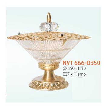 Đèn trụ cổng Ø350*H310 - E27*1 lamp NVT-666-D350