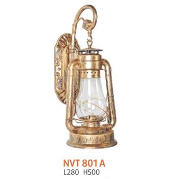 Đèn vách cổng L280*H500 - E27*1 lamp, vỏ vàng NVT 801A
