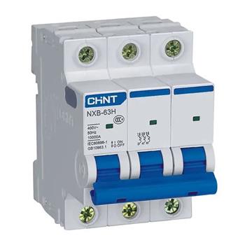 Cầu dao tự động CHINT MCB NXB-63H 3P-10kA Type D NXB-63H-3D