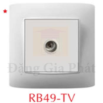 Ổ cắm tivi đơn 5-1000MHz RB49-TV