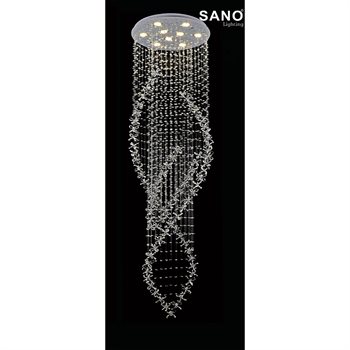 Đèn thả pha lê Sano TPL 10203 Ø600*H2500 TPL 10203