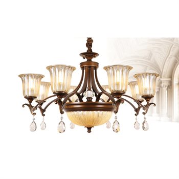 Đèn chùm thủy tinh Hufa CC 9130/8 Ø900*H514 CC 9130/8
