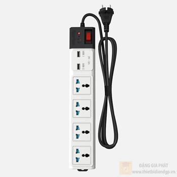 Ổ cắm đa năng USB chống giật OC04.USB 4C OC04.USB 4C/xM/10A