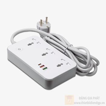 Ổ cắm thông minh Wifi 2500W OC08.WF.USB 3C/10A