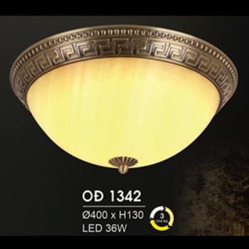 Đèn Ốp Trần Đồng Ø400*H130 Led 36W, 3 chế độ ánh sáng OĐ 1342