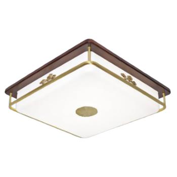 Đèn Ốp Trần đế gỗ Ø550*H130, 80W*2 OĐ 3117