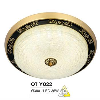 Đèn ốp trần Hufa Ø380 - LED 36W, ánh sáng 3 chế độ OT Y022