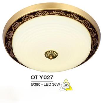 Đèn ốp trần Hufa Ø380 - LED 36W, ánh sáng 3 chế độ OT Y027