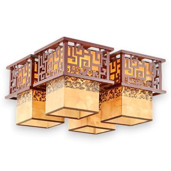 Đèn ốp trần mica L500*W500*H400 - E27*4 OTG01/Ốp