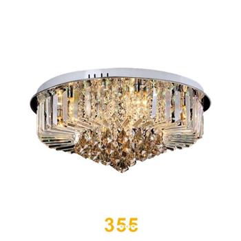 Đèn ốp trần pha lê LED 3 CĐ - 120W - Ø800 OTPL3514T800