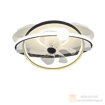 Đèn quạt đảo ốp trần LED 3 CĐ - DIMMER - Ø450 OTQ03