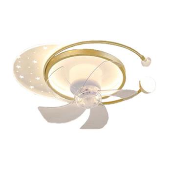 Đèn quạt đảo ốp trần LED 3 CĐ - L600*W500 vỏ vàng OTQ83104VANG